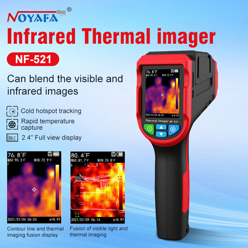 Nf 521 Thermal Imaging Camera - NOYAFA NF-521赤外線サーマルイメージングカメラ 自動温度測定サーモメーター