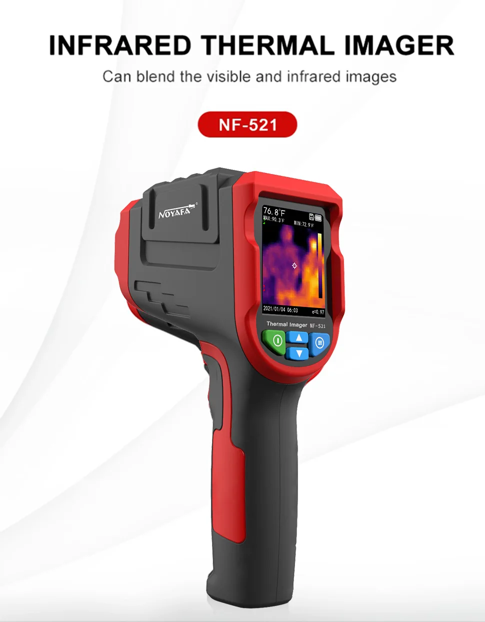Nf 521 Thermal Imaging Camera - NF-521 自動温度測定工業用赤外線サーマルイメージングカメラ -40 ° C~330 ハンドヘルド