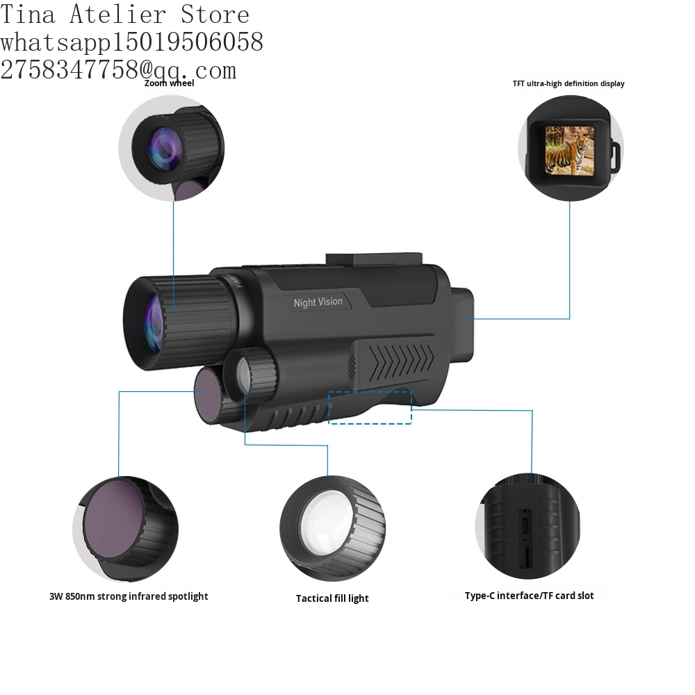 Z9001 サーマルスコープ サーマル単眼鏡 40MP 8倍 - Thermal Scope Night Vision Monocular のレビューと価格