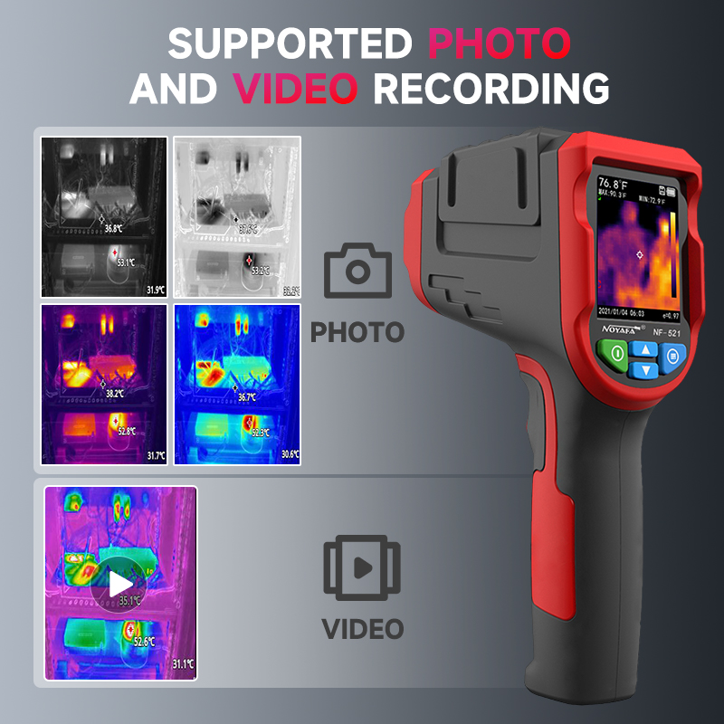 工業用ハンドヘルドサーマルイメージャー 32*32解像度カメ - Nf 521 Thermal Imaging Camera のレビューと価格