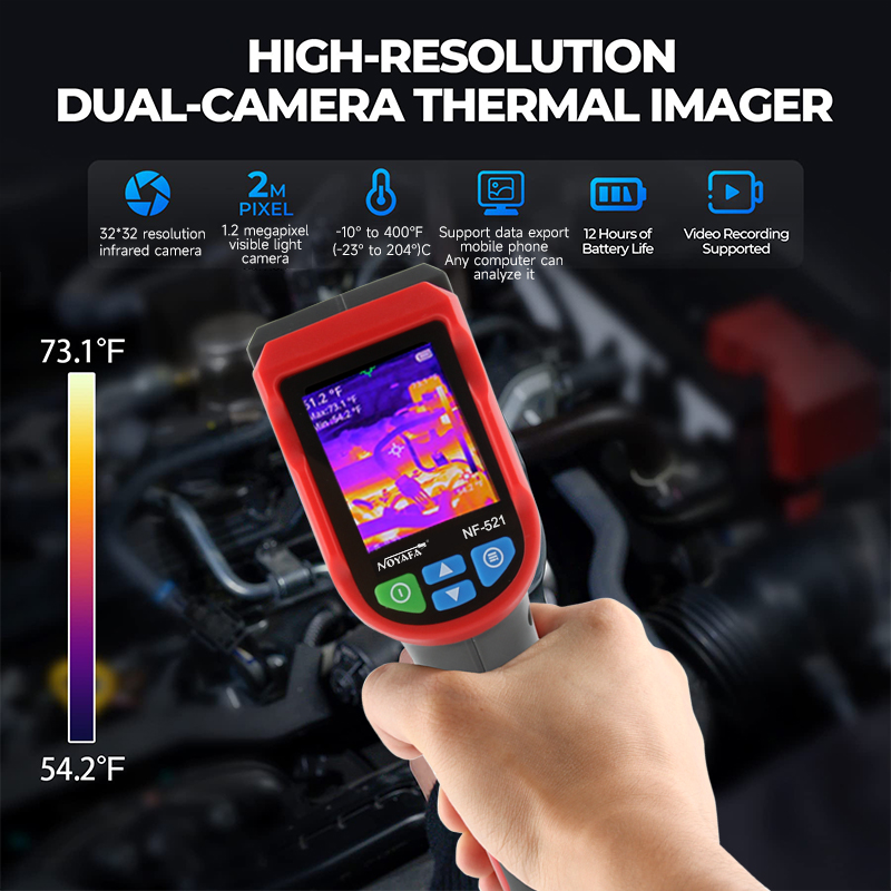 工業用ハンドヘルドサーマルイメージャー 32*32解像度カメ - Nf 521 Thermal Imaging Camera のレビューと価格