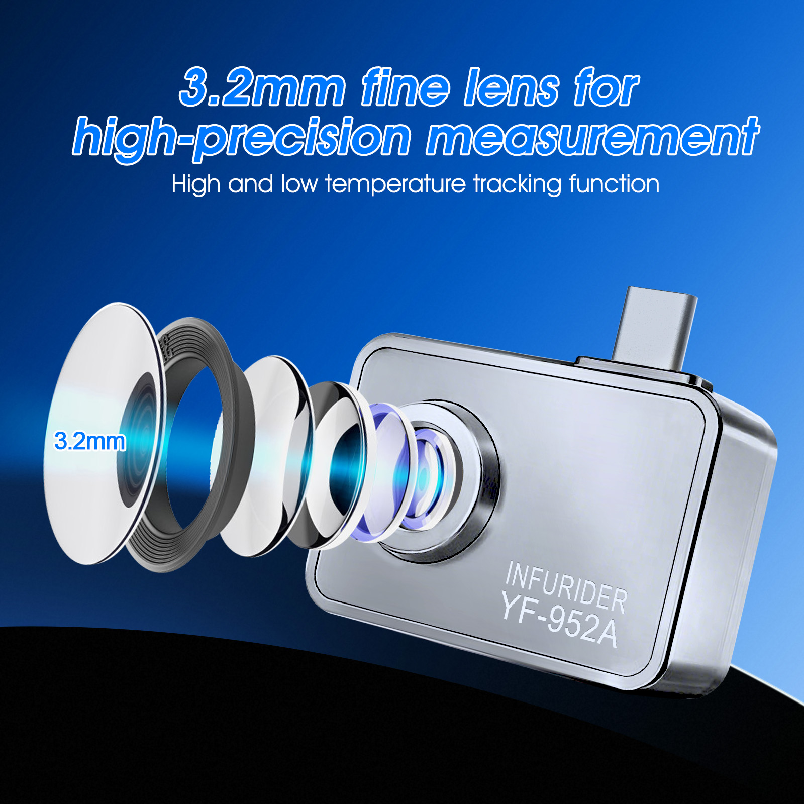 Android用256x192熱画像カメラ – Type-C - Thermal Imaging Camera 256X192 のレビューと価格