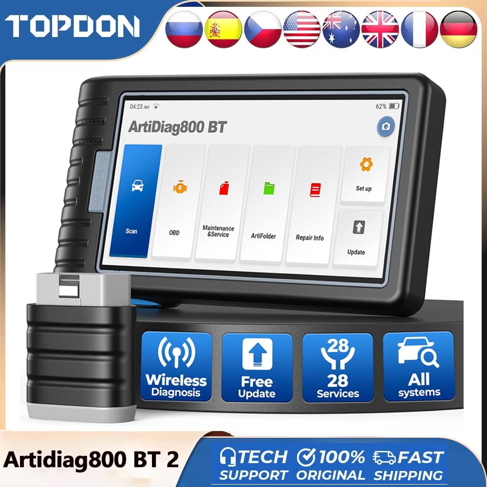 TOPDON ArtiDiag800 BT 車載診断ツール、 - Topdon Tc001 Thermal Camera のレビューと価格