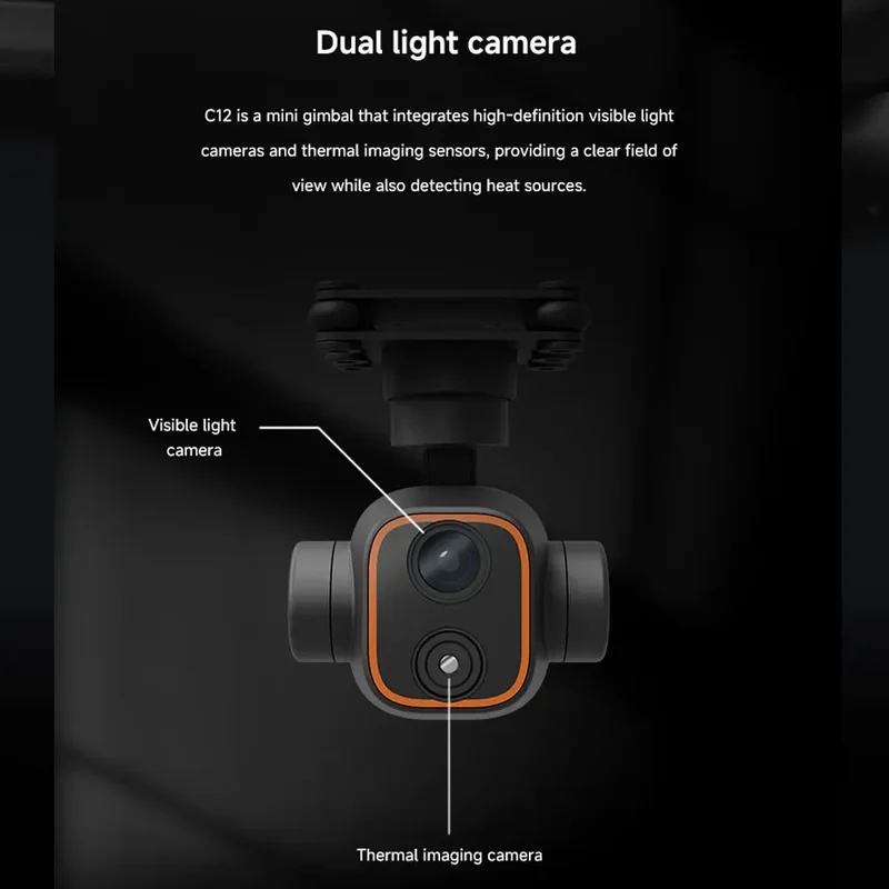 Skydroid C12 2K HDサーマルイメージングカメ - Thermal Imager Drone Gimbal のレビューと価格